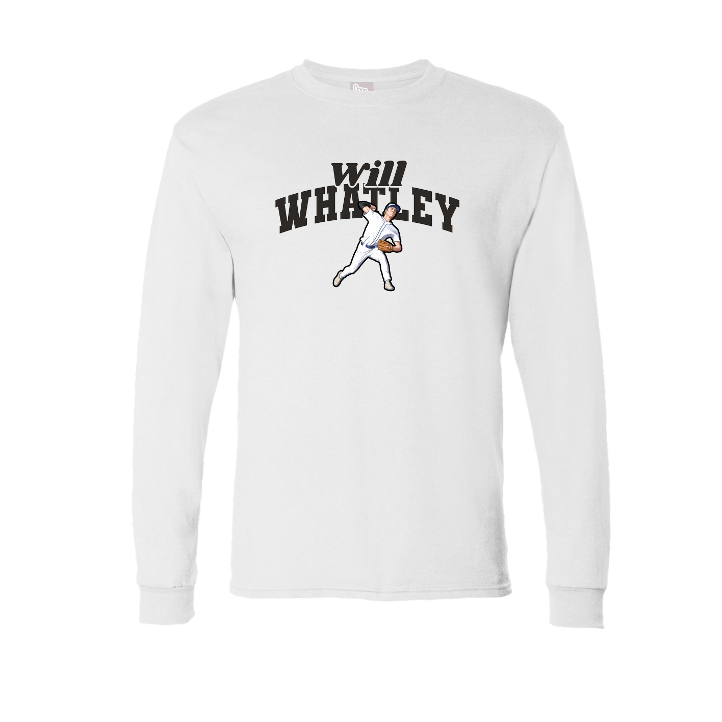 Long Sleeve Tee — Signature Arch in White