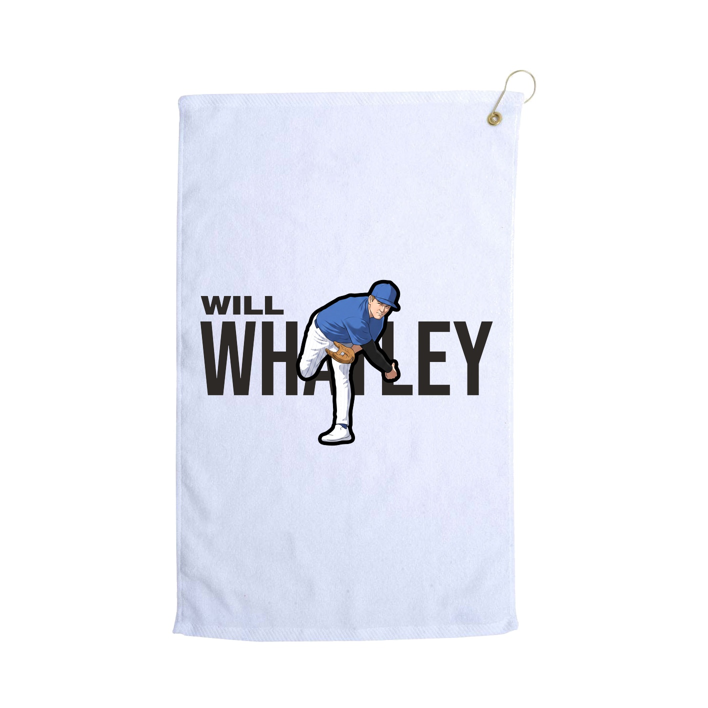 Golf Towel — Player Name in White