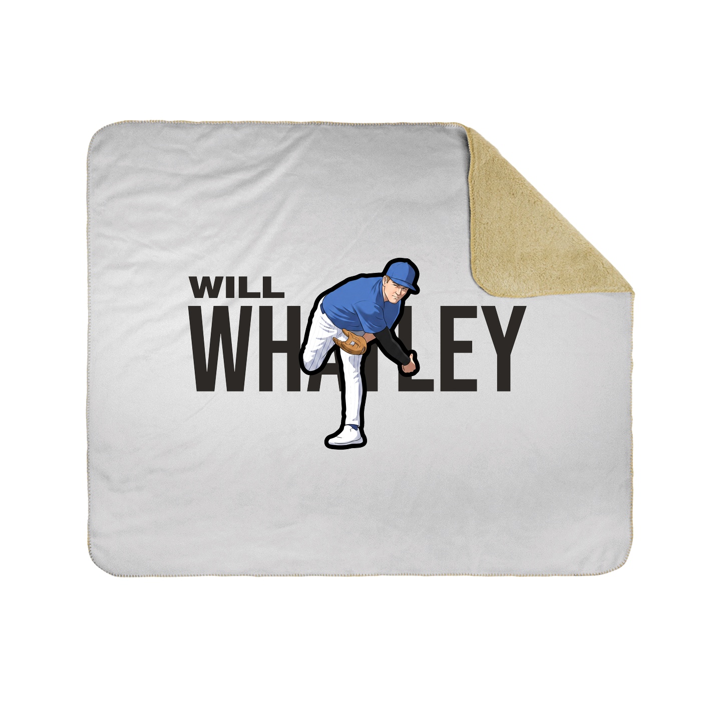 Throw Blanket — Player Name in White