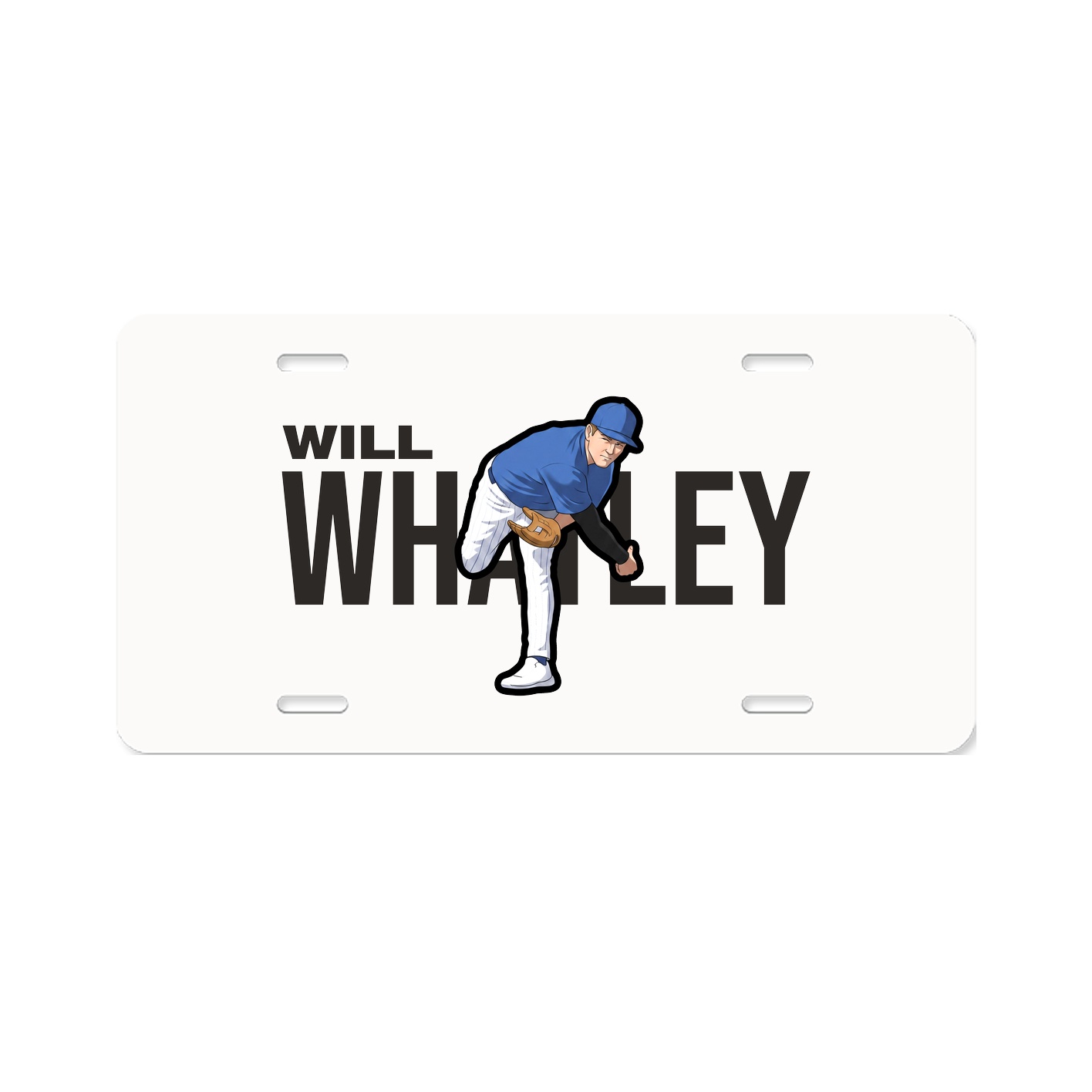 License Plate — Player Name in Classic