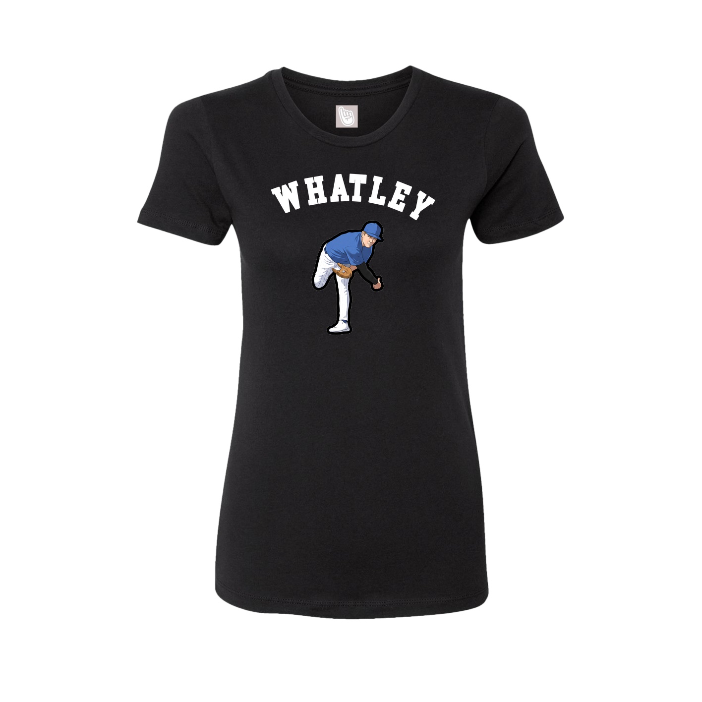 Fitted Women's Tee — Shirsey Arch in Black