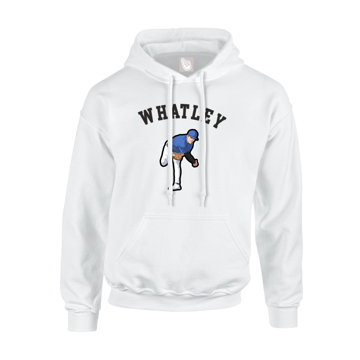 Youth Hoodie — Shirsey Arch in White