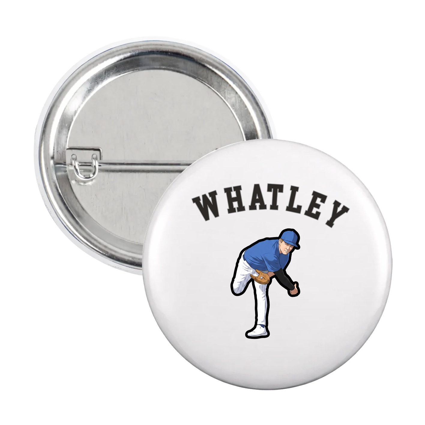Game Day Button — Shirsey Arch in White
