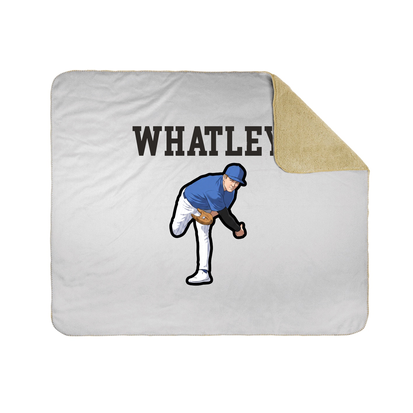 Throw Blanket — Shirsey in White