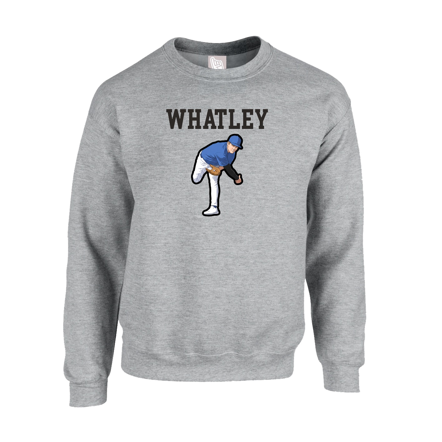 Fleece Crew — Shirsey in Grey