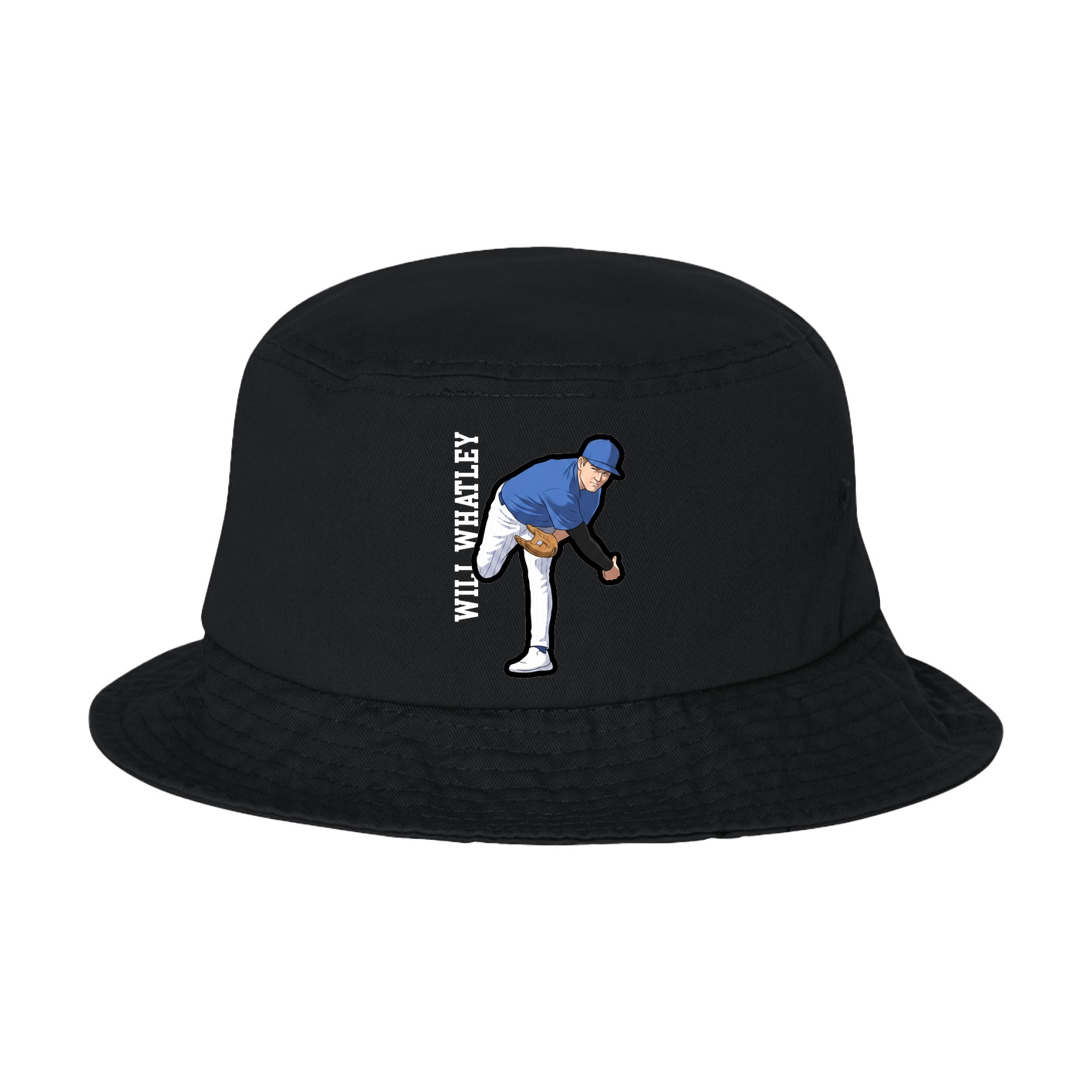 Bucket Cap — Name Vertical in Black