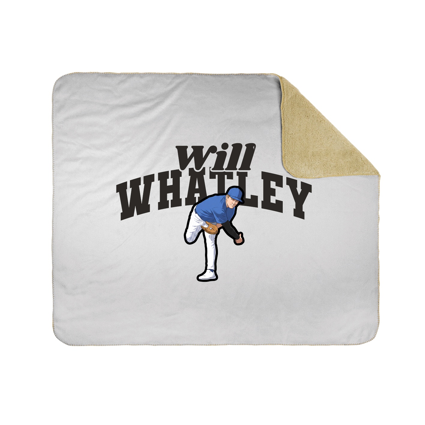 Throw Blanket — Signature Arch in White