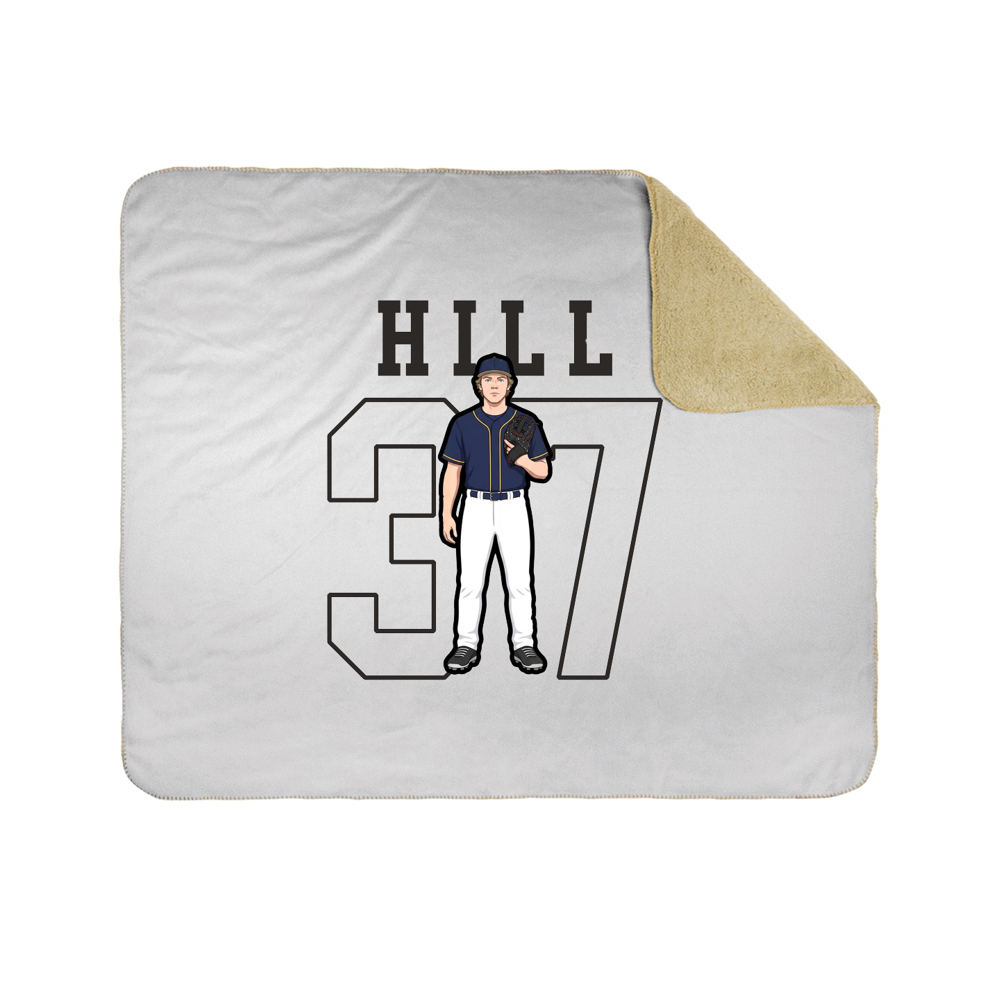 Throw Blanket — Shirsey in White