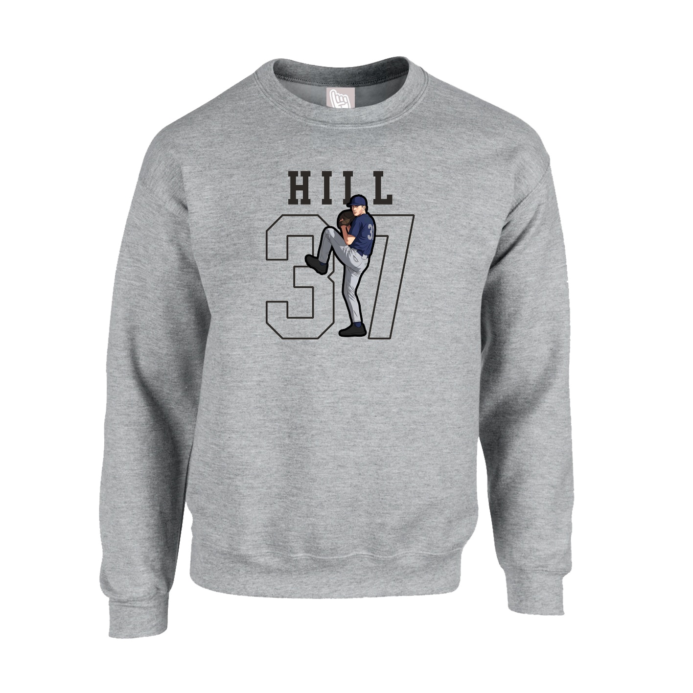 Fleece Crew — Shirsey in Grey