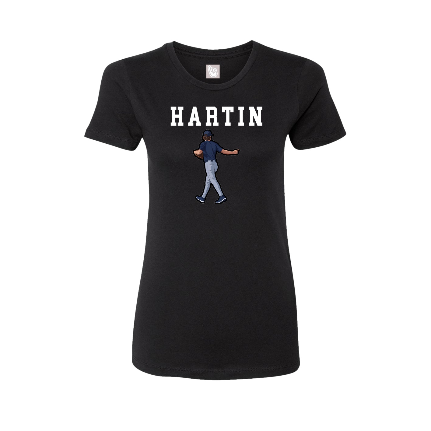 Fitted Women's Tee — Shirsey in Black
