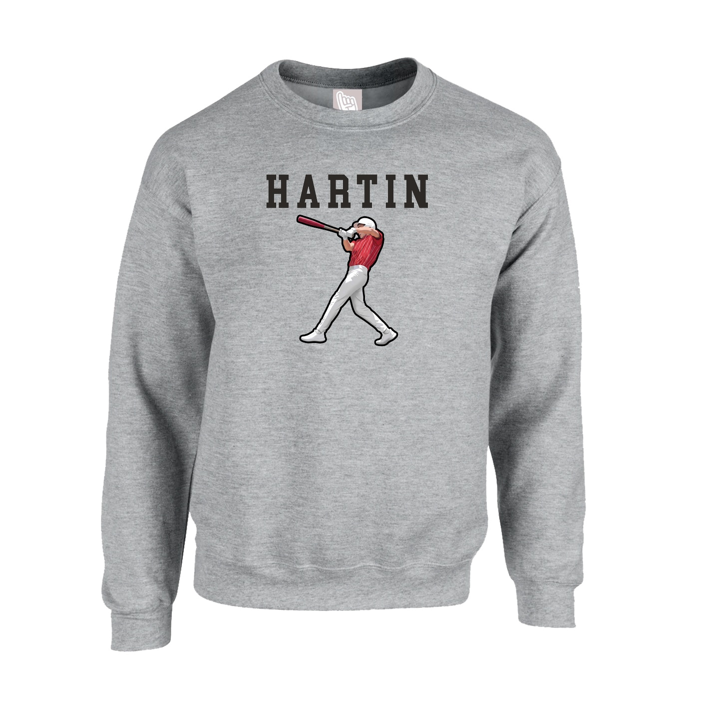 Fleece Crew — Shirsey in Grey