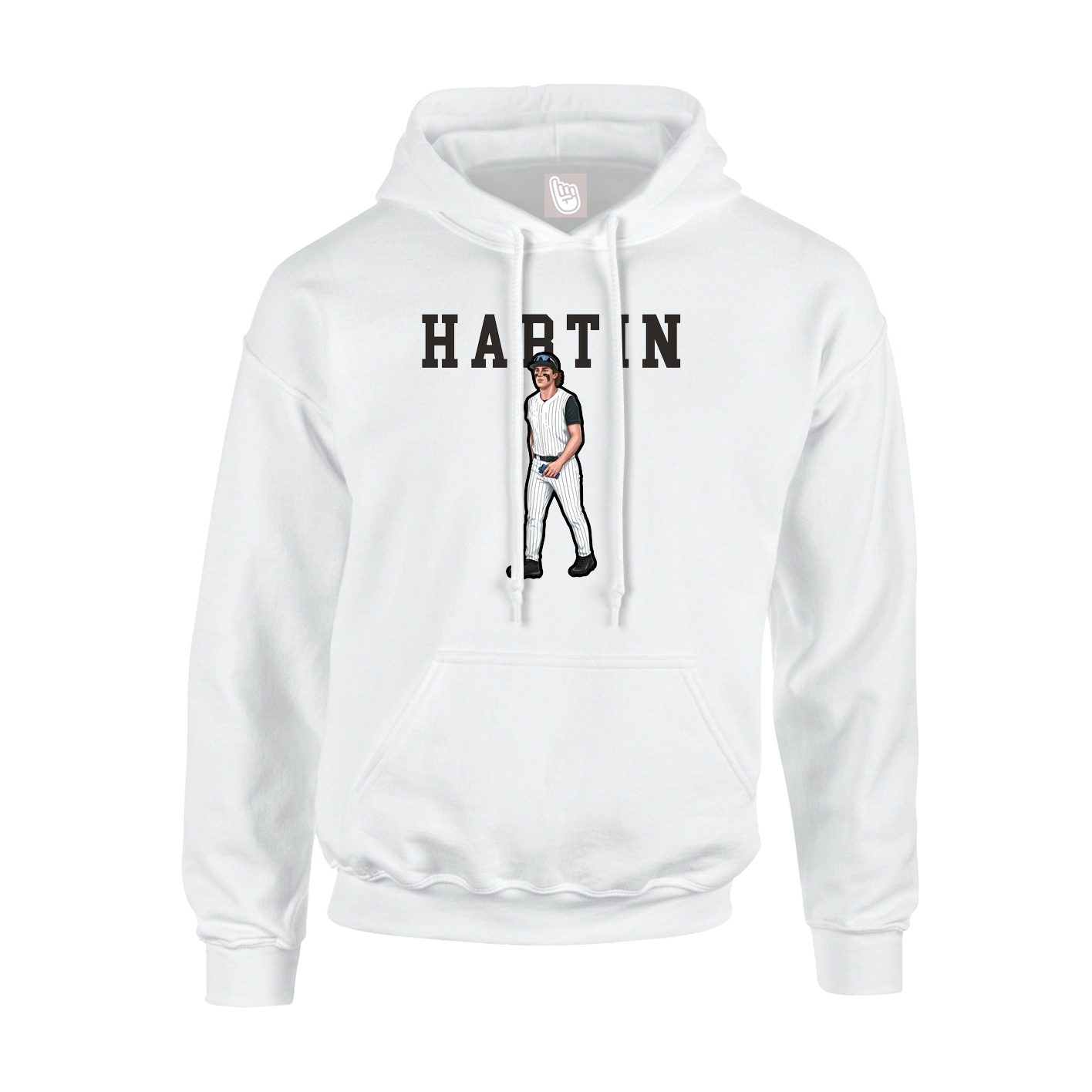 Hoodie — Shirsey in White