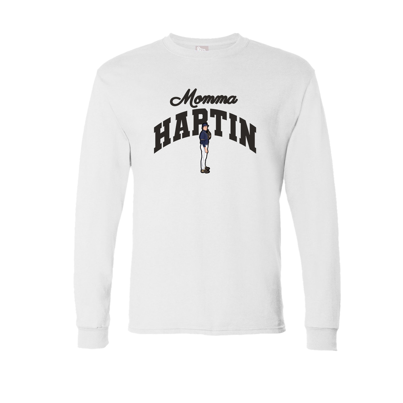 Long Sleeve Tee — Mothers Day Arch in White