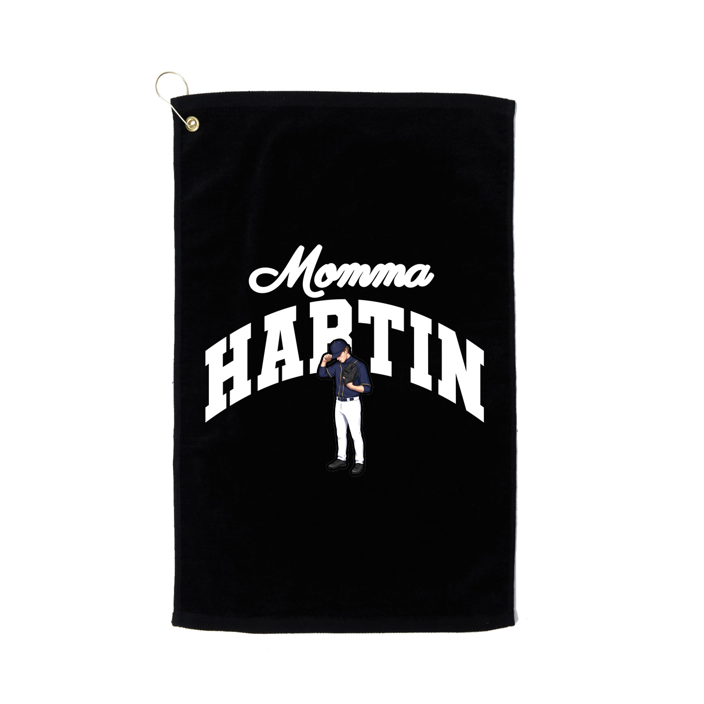 Golf Towel — Mothers Day Arch in Black