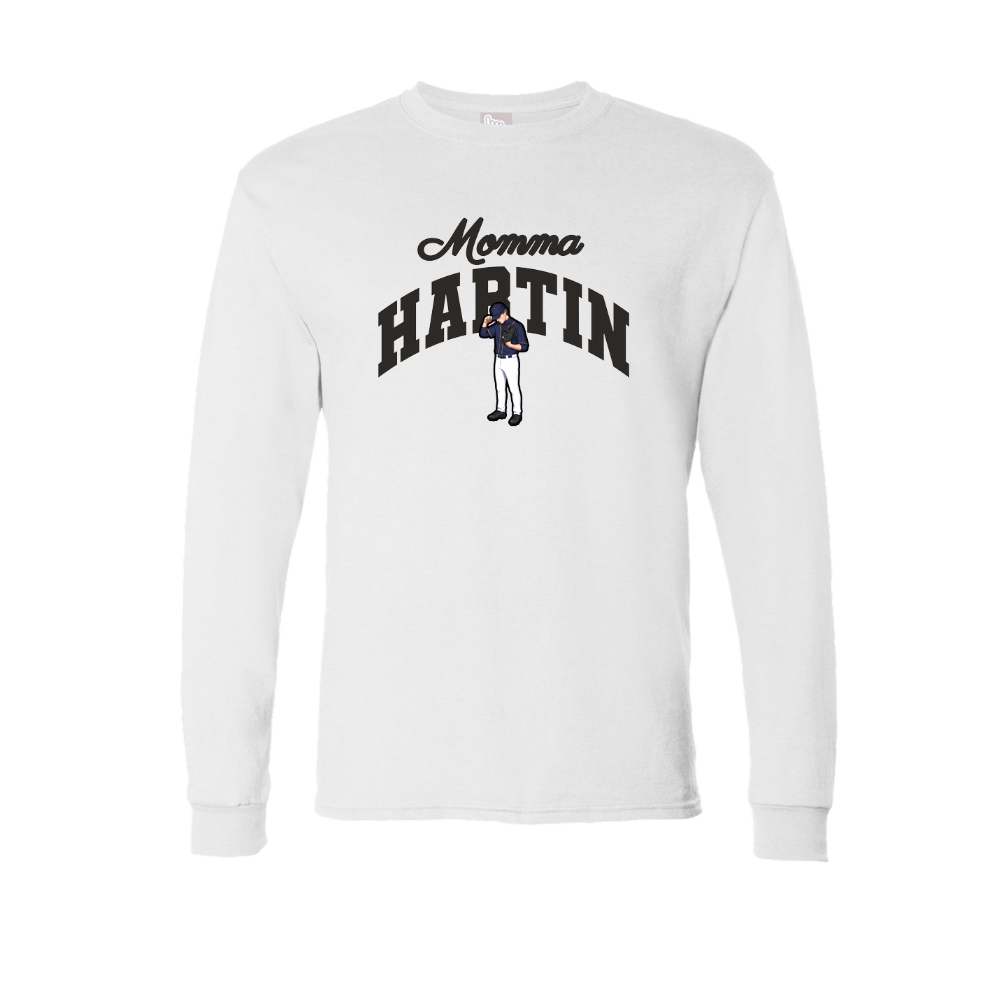 Long Sleeve Tee — Mothers Day Arch in White