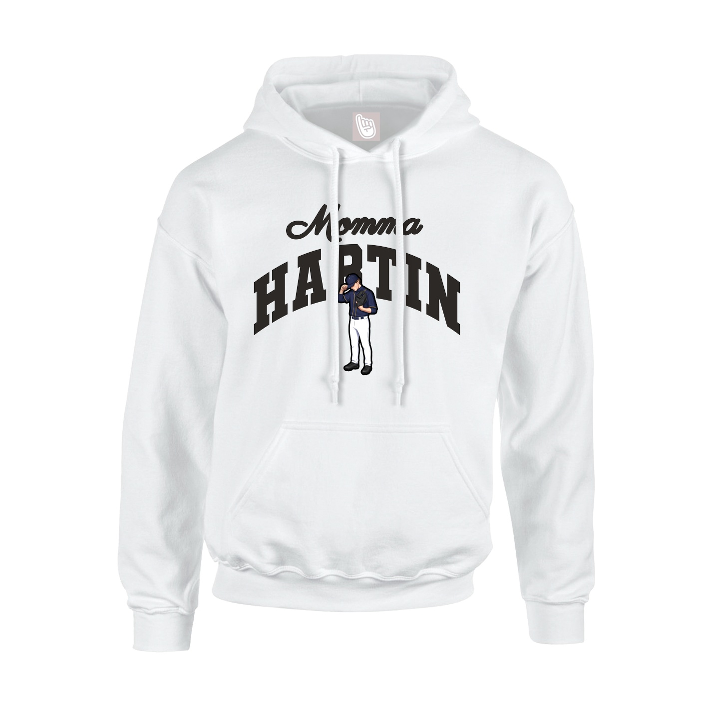 Youth Hoodie — Mothers Day Arch in White