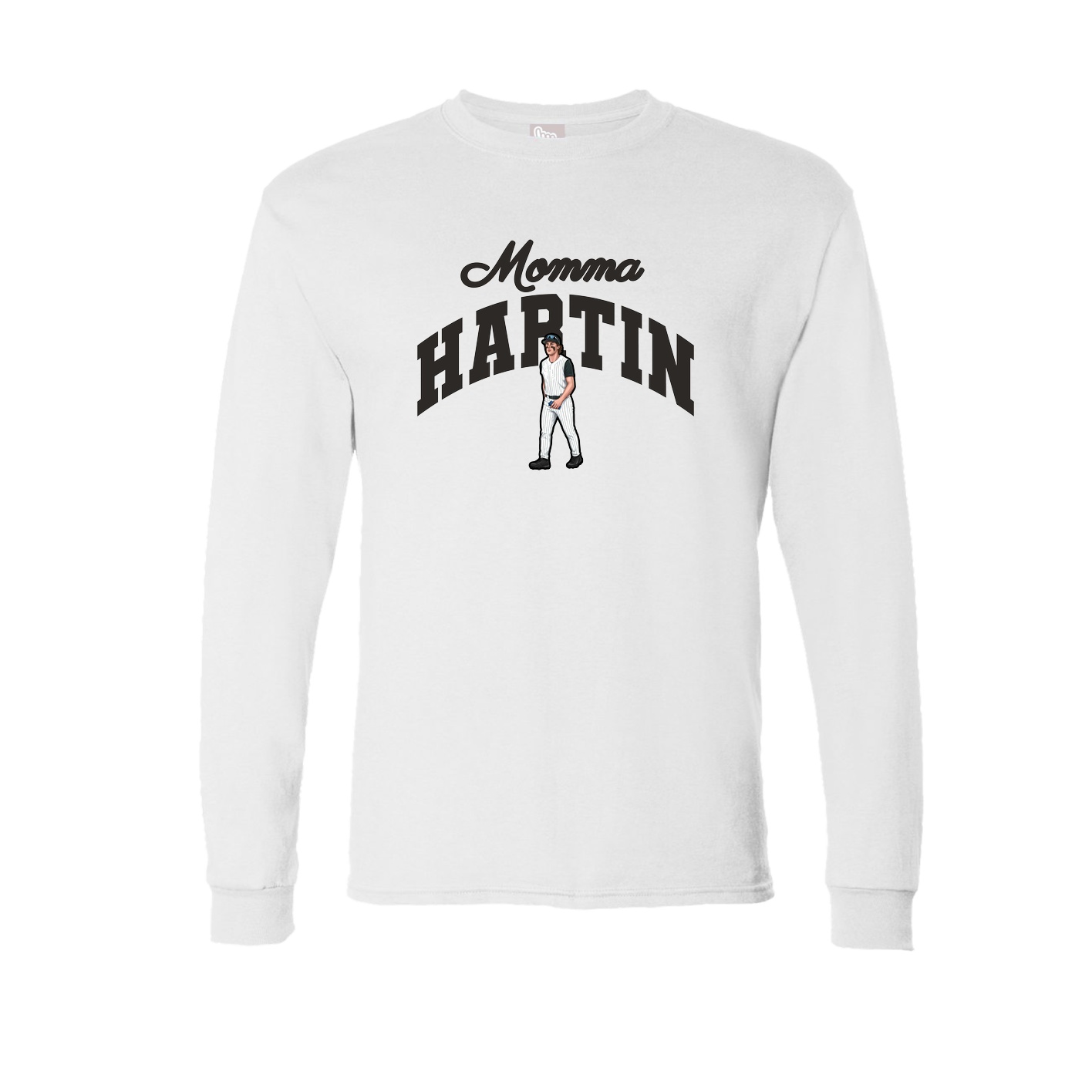 Long Sleeve Tee — Mothers Day Arch in White
