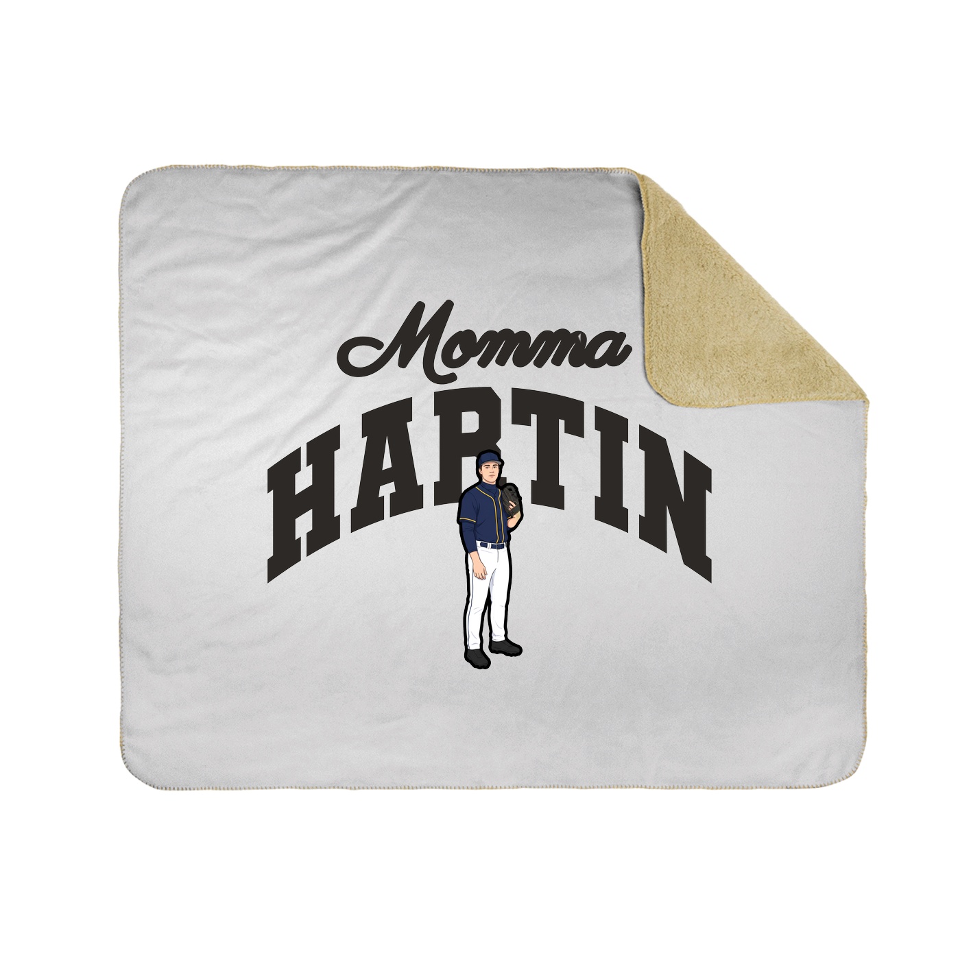 Throw Blanket — Mothers Day Arch in White