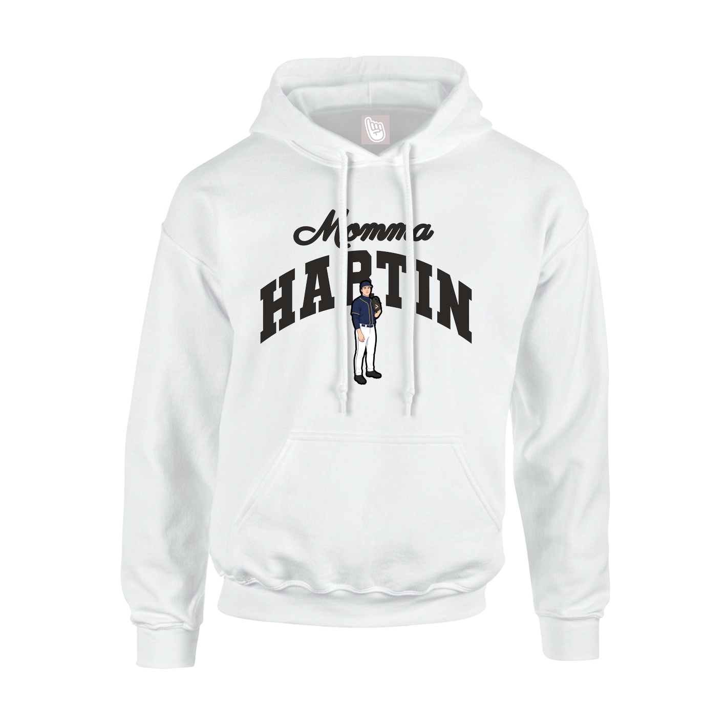 Youth Hoodie — Mothers Day Arch in White