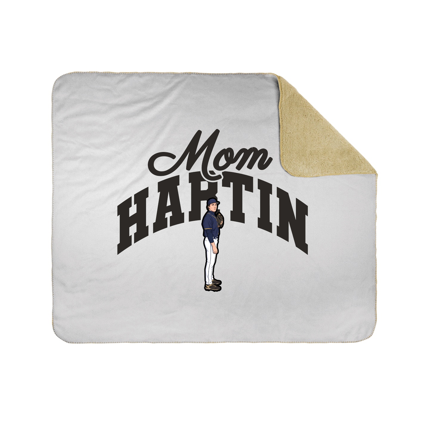 Throw Blanket — Mothers Day Arch in White