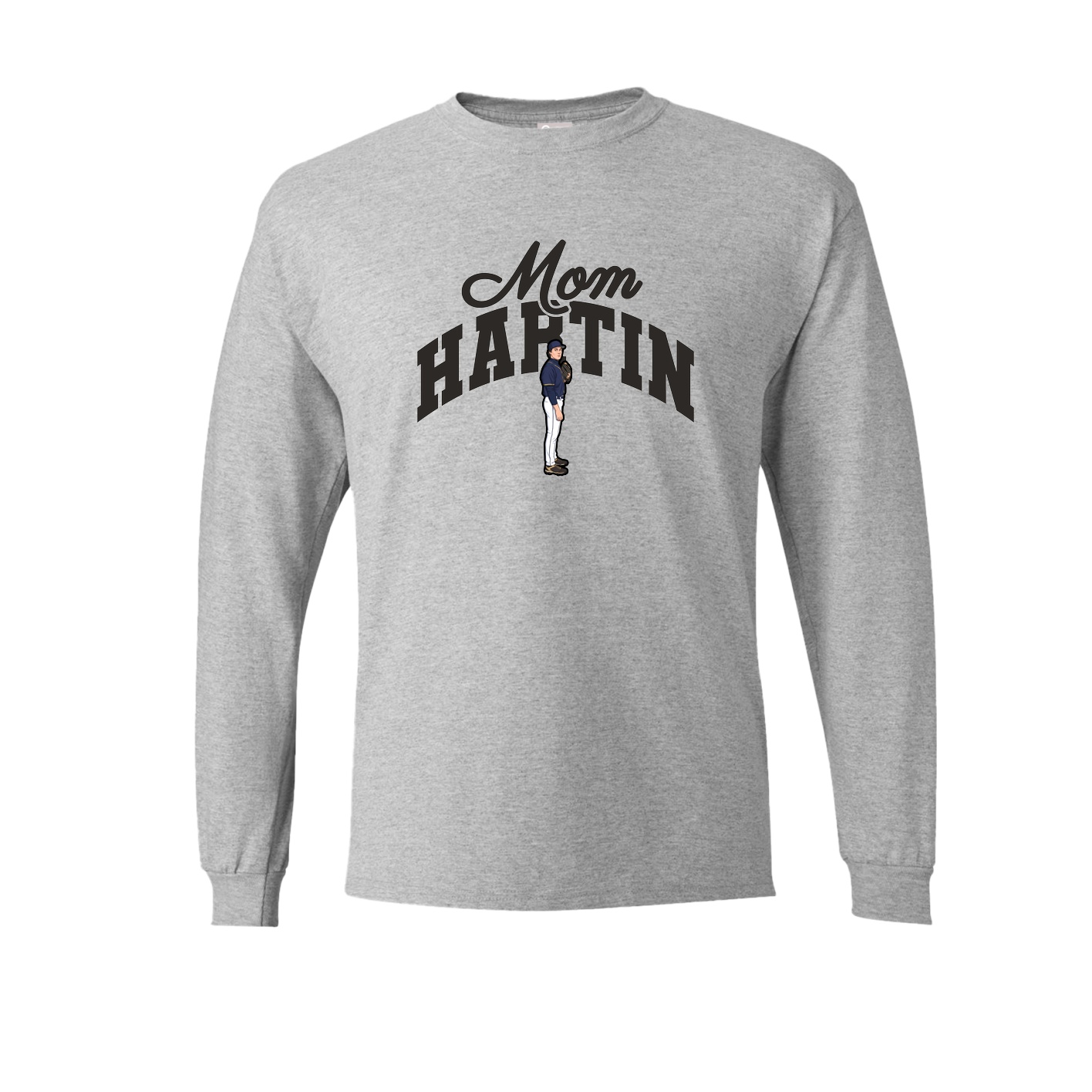 Long Sleeve Tee — Mothers Day Arch in Grey