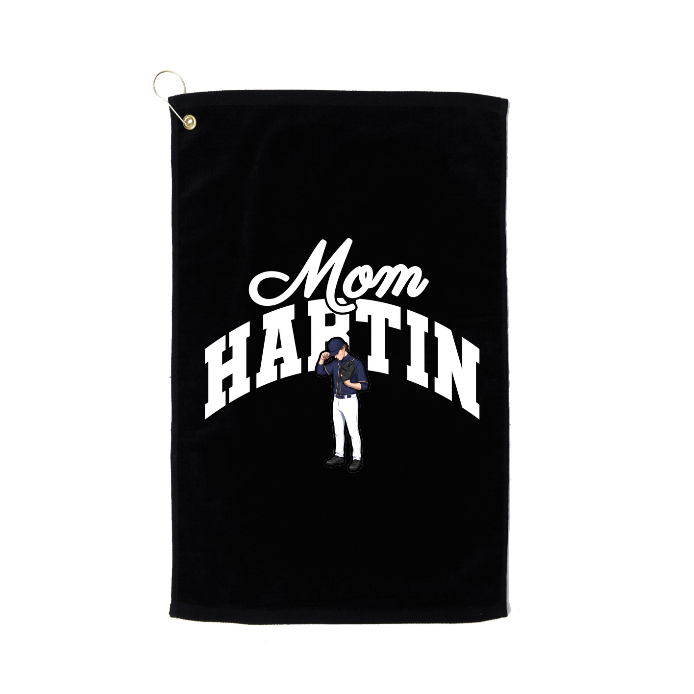 Golf Towel — Mothers Day Arch in Black