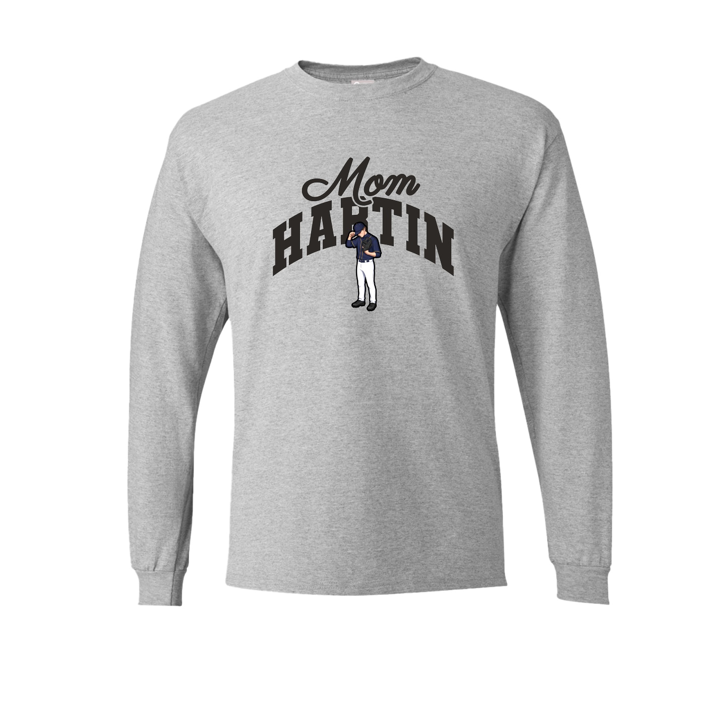 Long Sleeve Tee — Mothers Day Arch in Grey