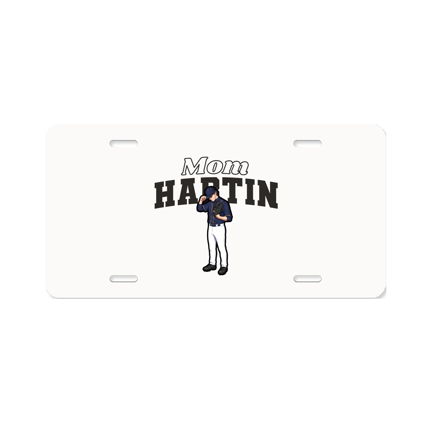 License Plate — Mothers Day Block in Classic