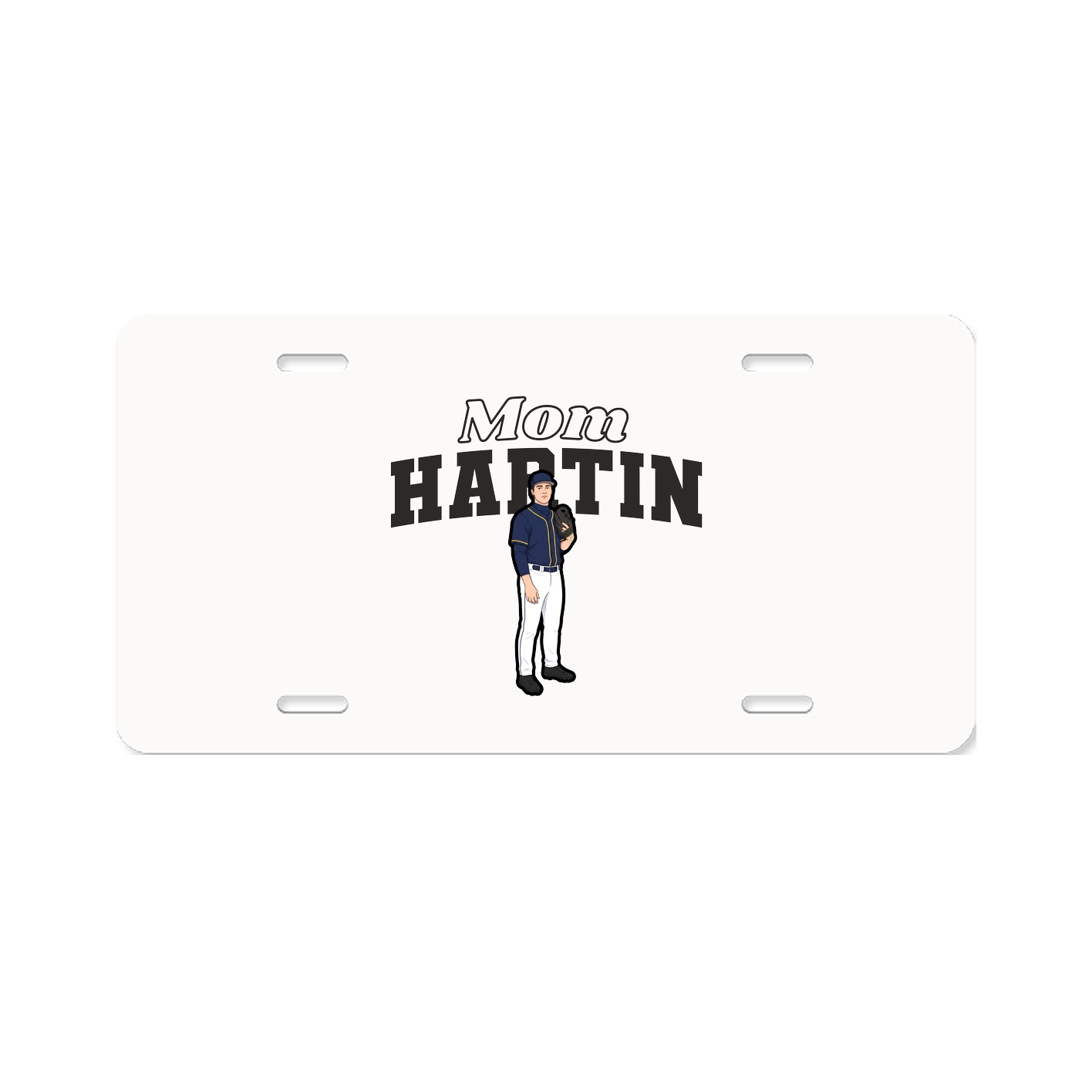 License Plate — Mothers Day Block in Classic