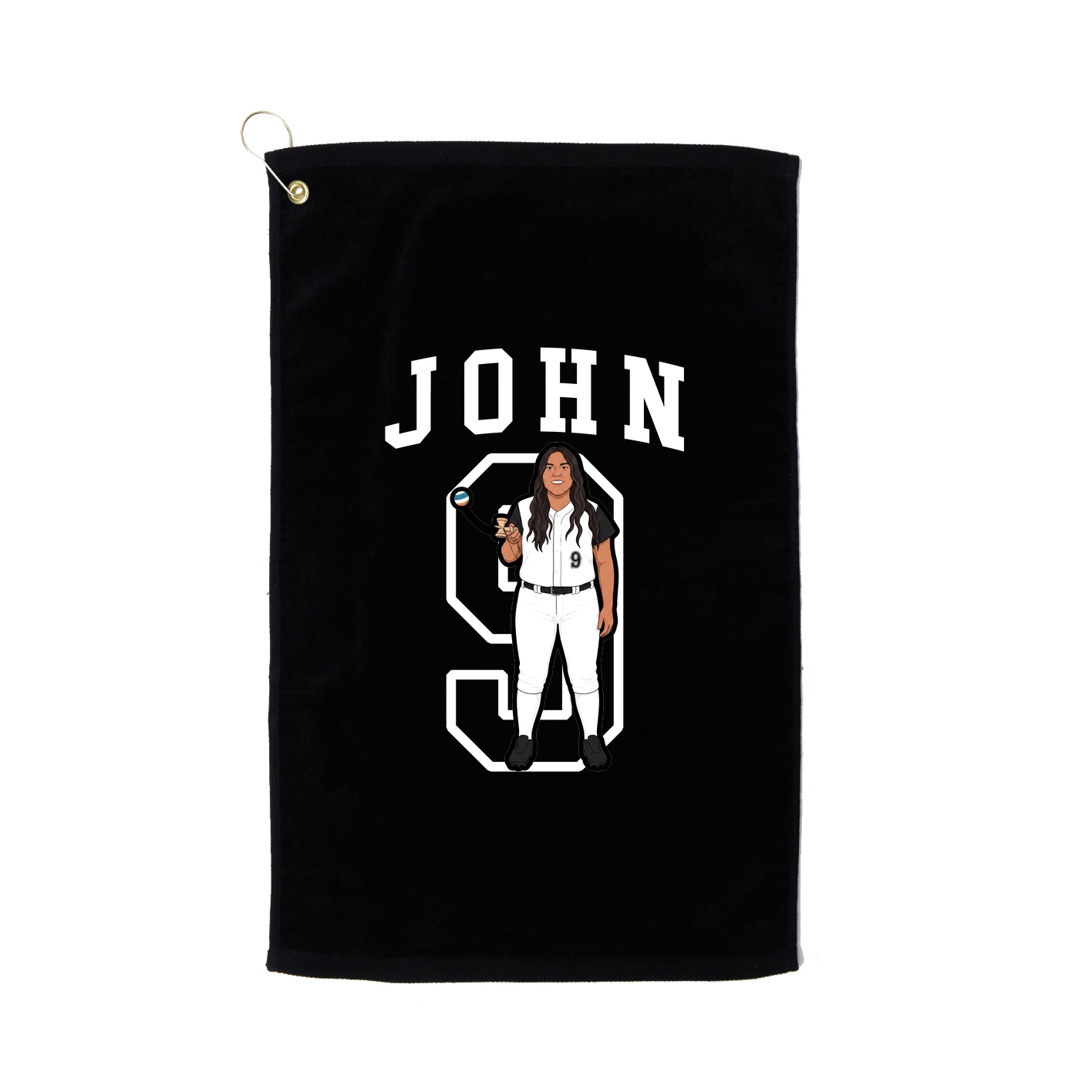 Golf Towel — Shirsey in Black