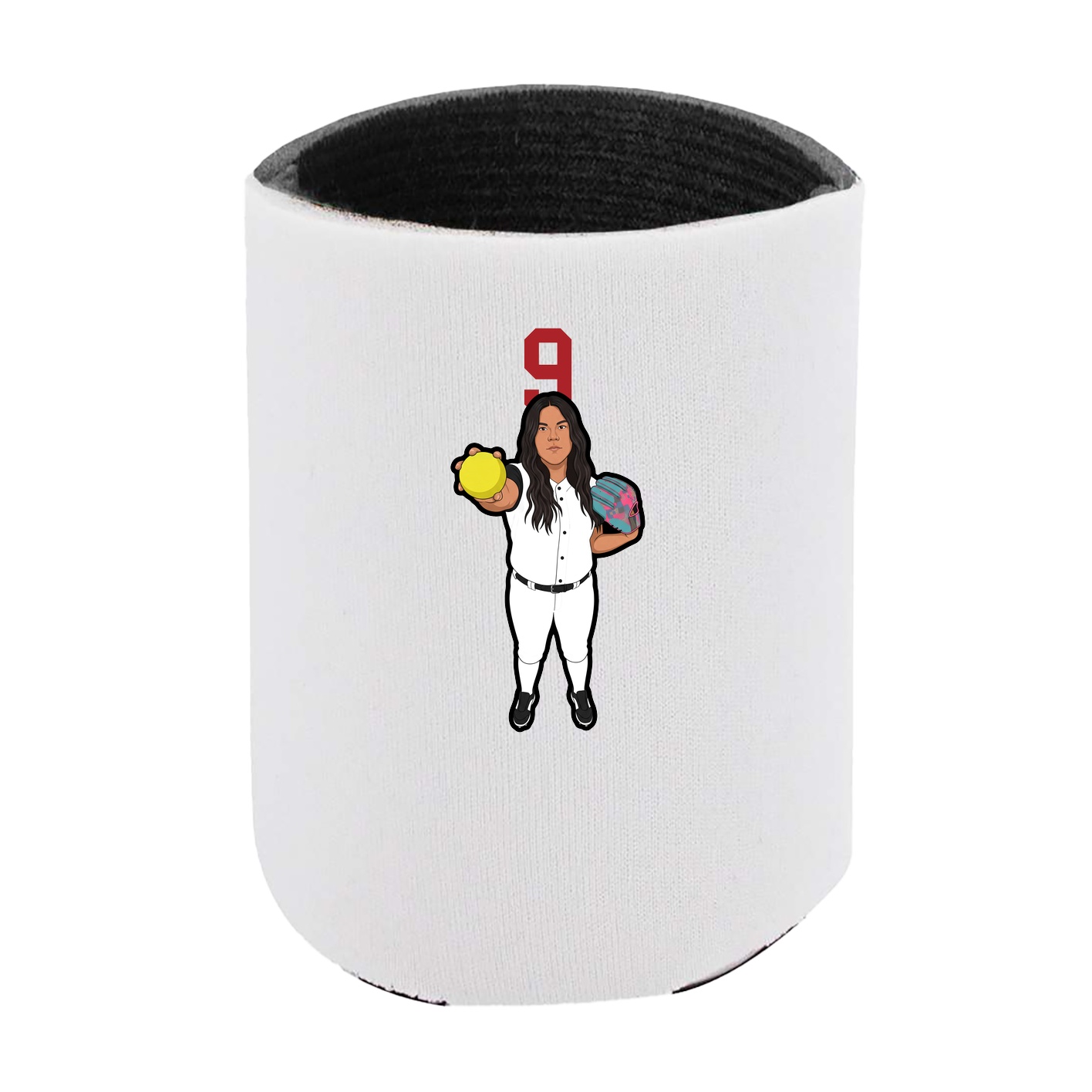 Can Holder — Number Top in White