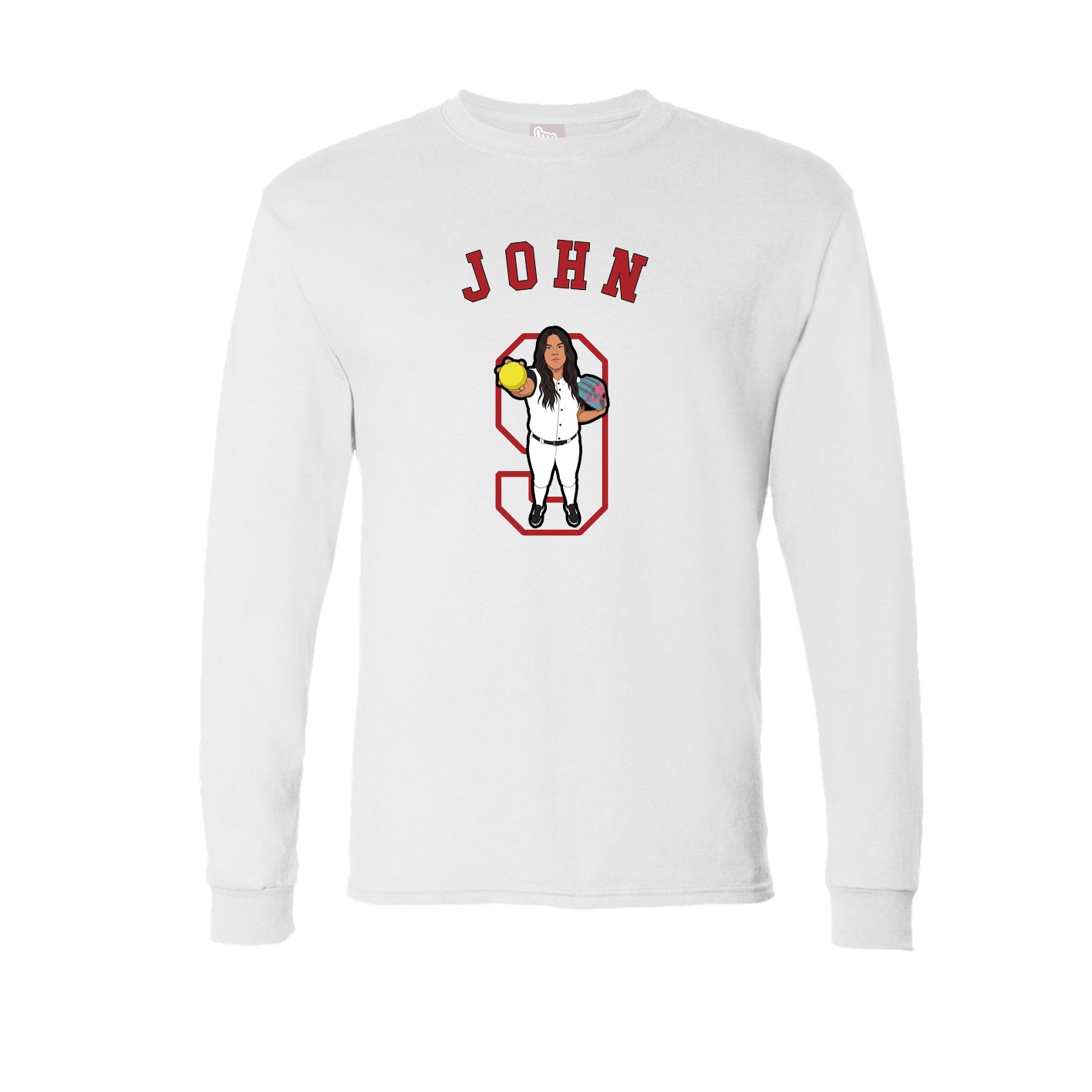 Long Sleeve Tee — Shirsey Arch in White