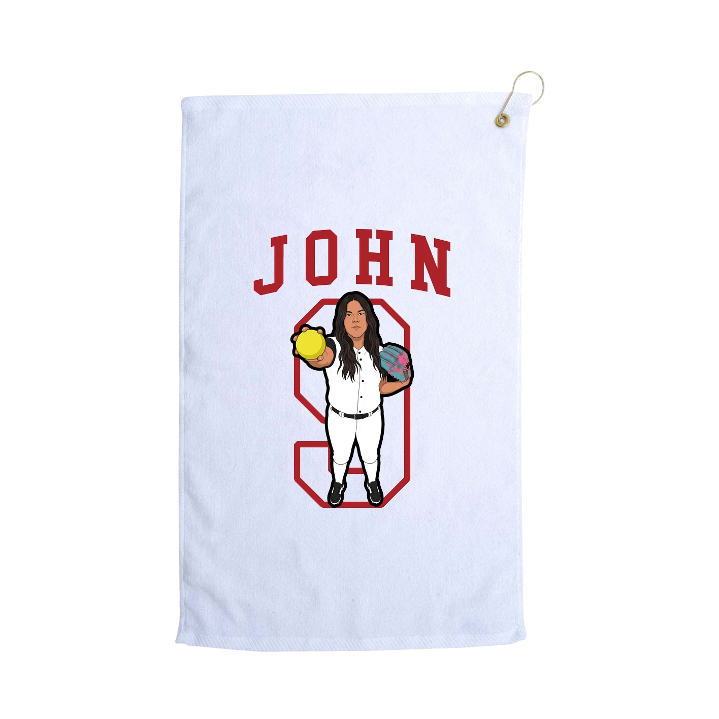 Golf Towel — Shirsey in White