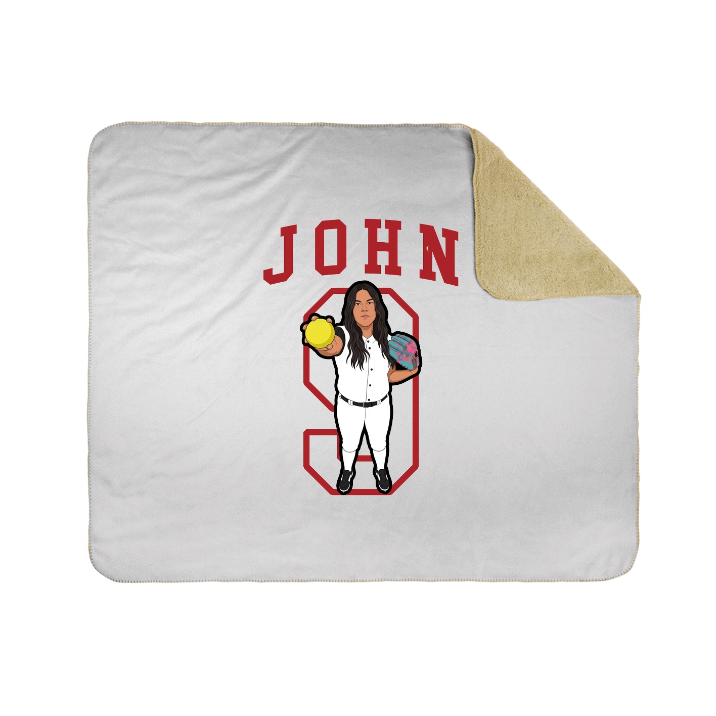 50x60 Sherpa Lined Throw Blanket