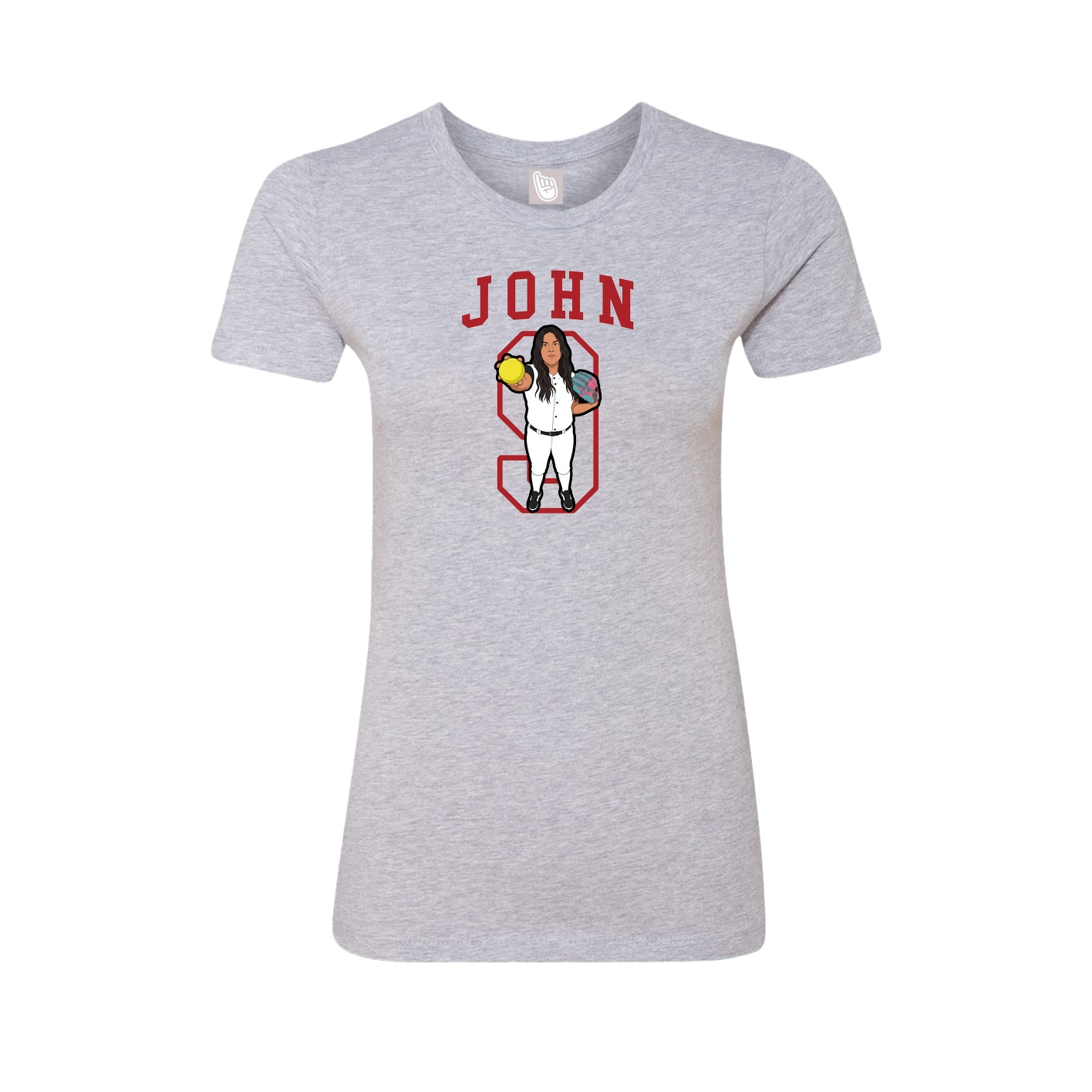 Fitted Women's Tee — Shirsey in Grey