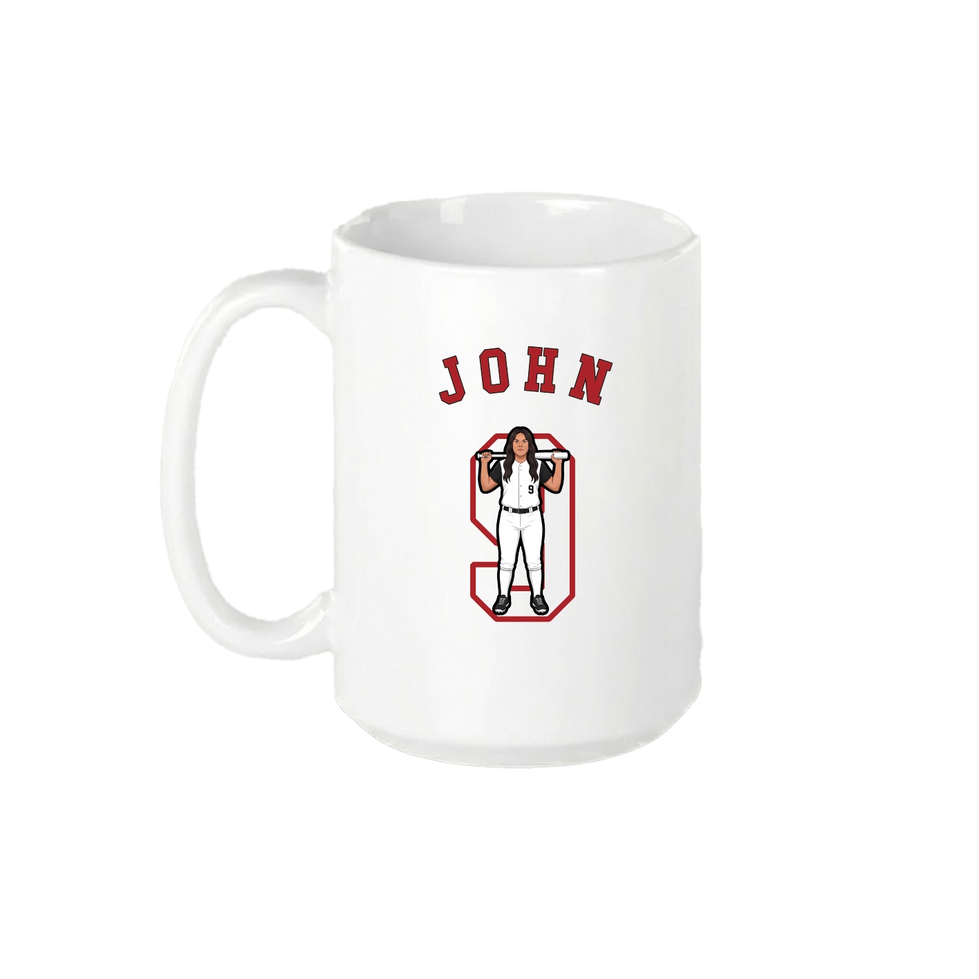 15oz Coffee Mug — Shirsey Arch in White
