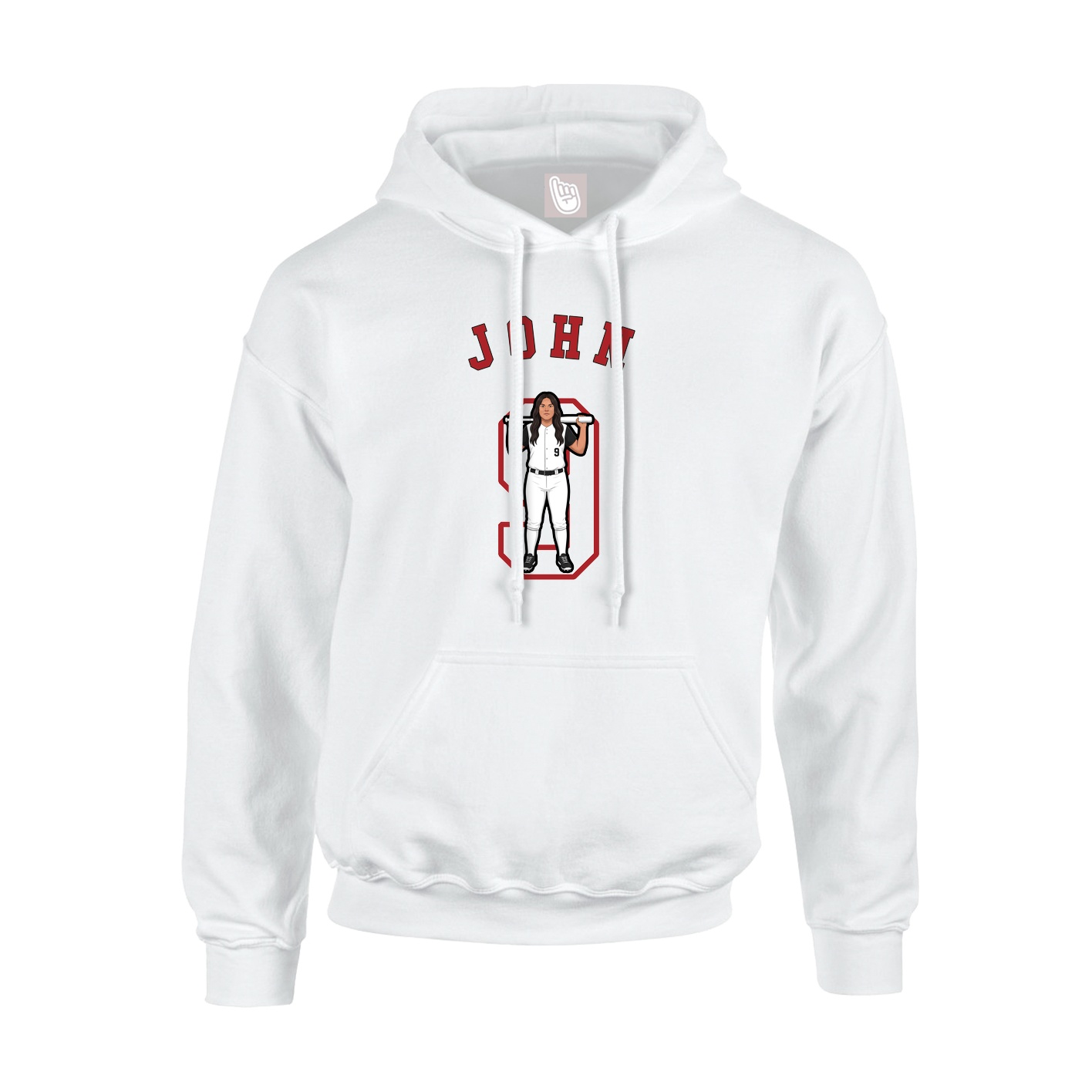 Hoodie — Shirsey Arch in White