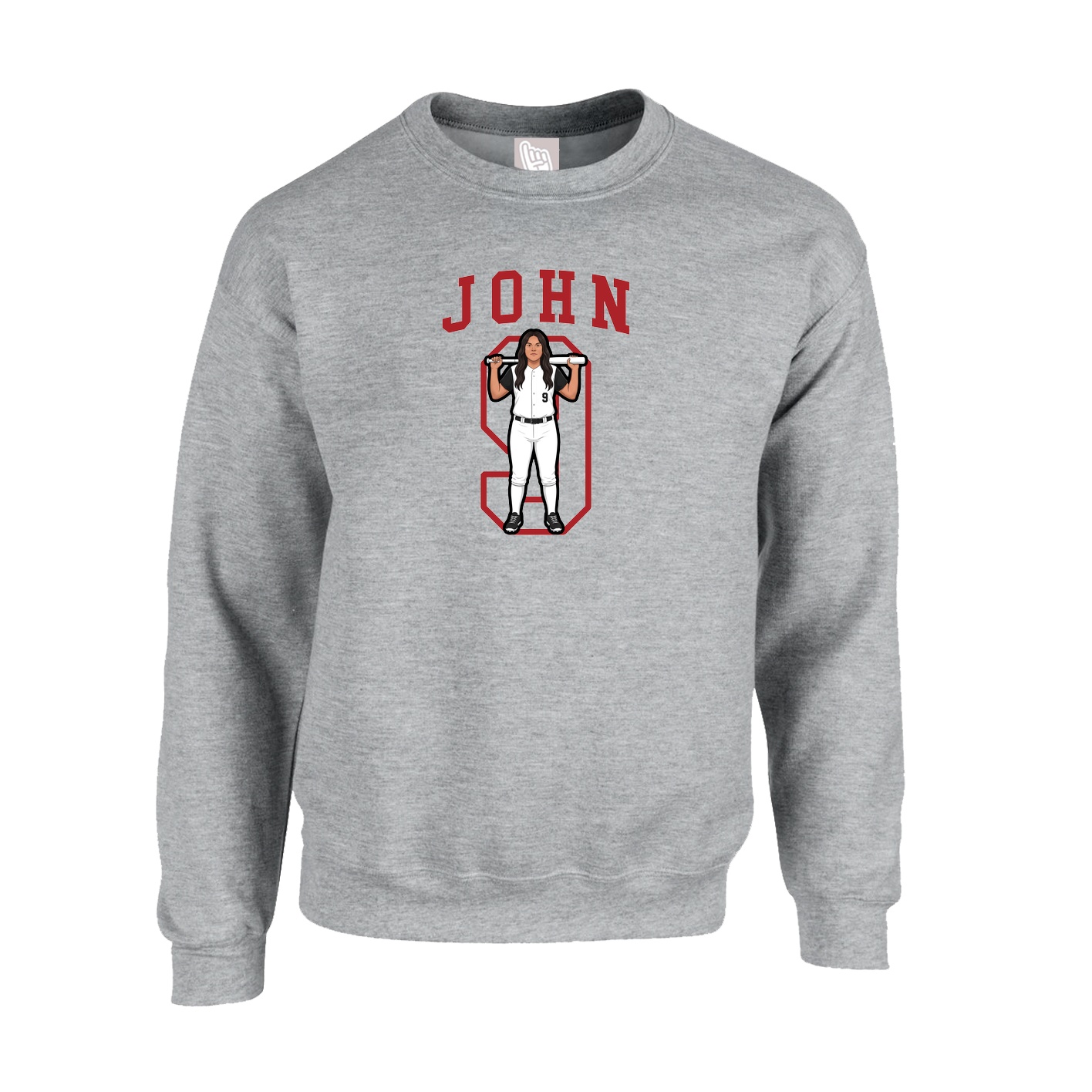 Fleece Crew — Shirsey in Grey