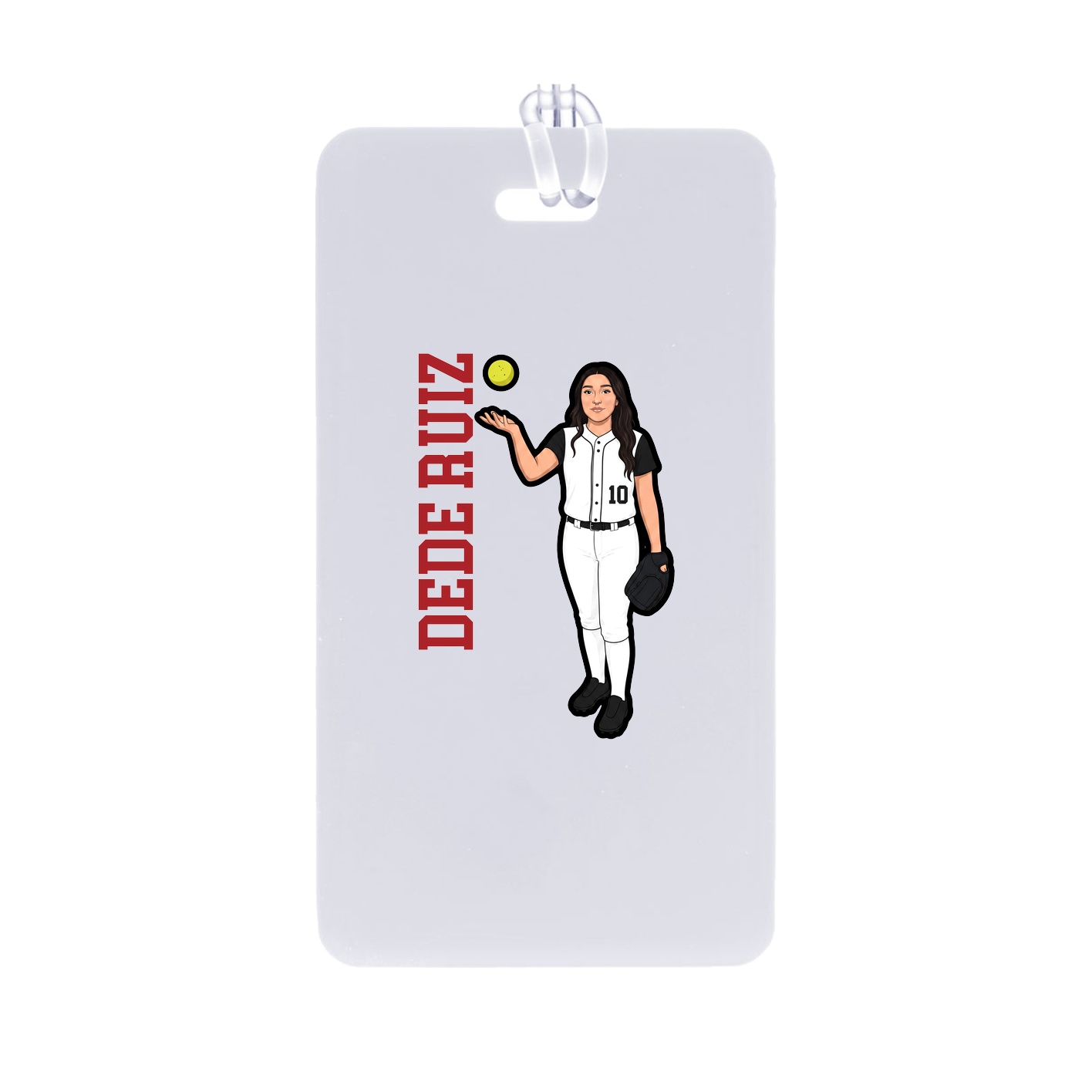 Bag Tag — Name Vertical in Classic
