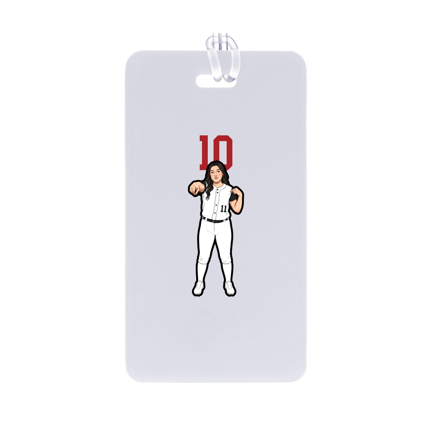 Bag Tag — Number Top in Classic