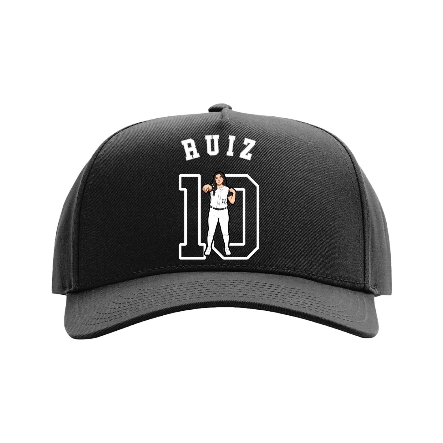 Full Fabric Five-Panel Champ Cap