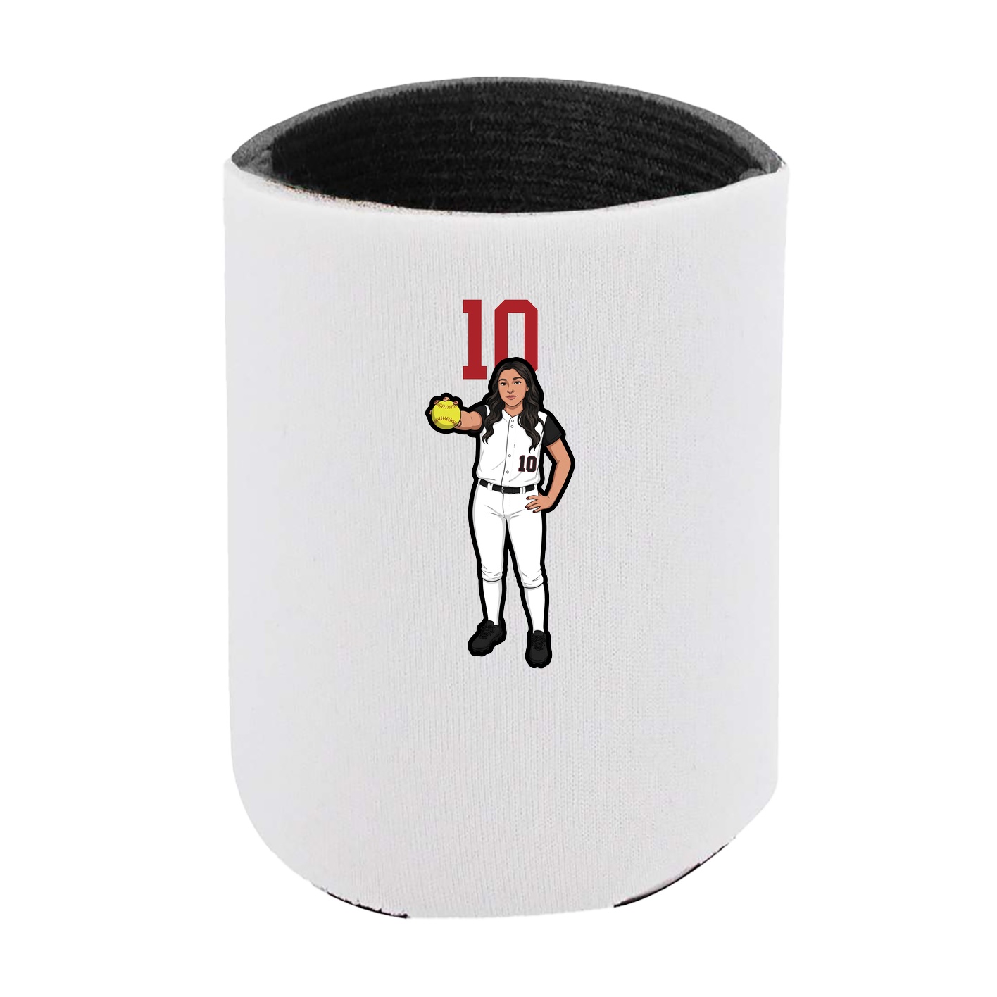 Can Holder — Number Top in White