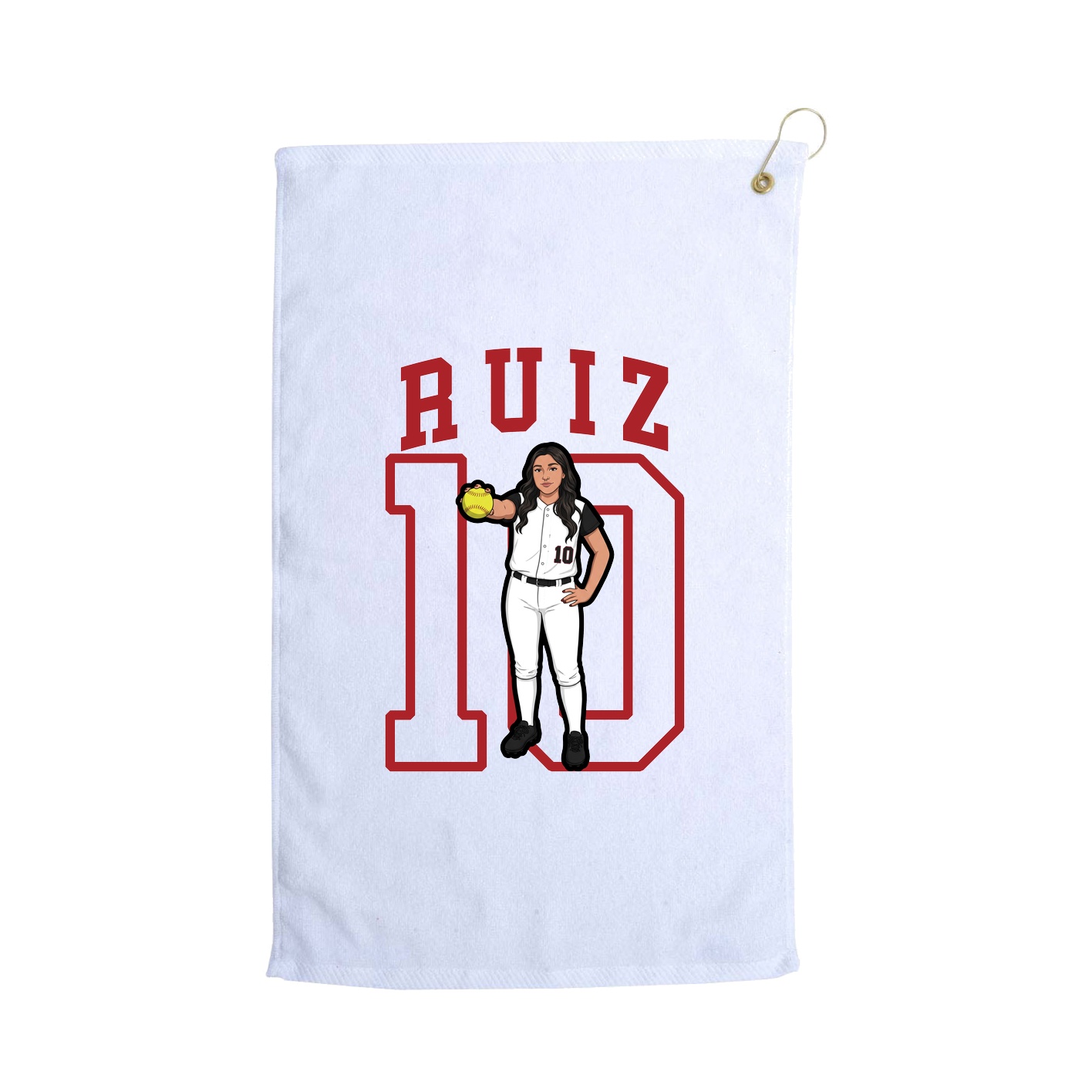 Golf Towel — Shirsey in White