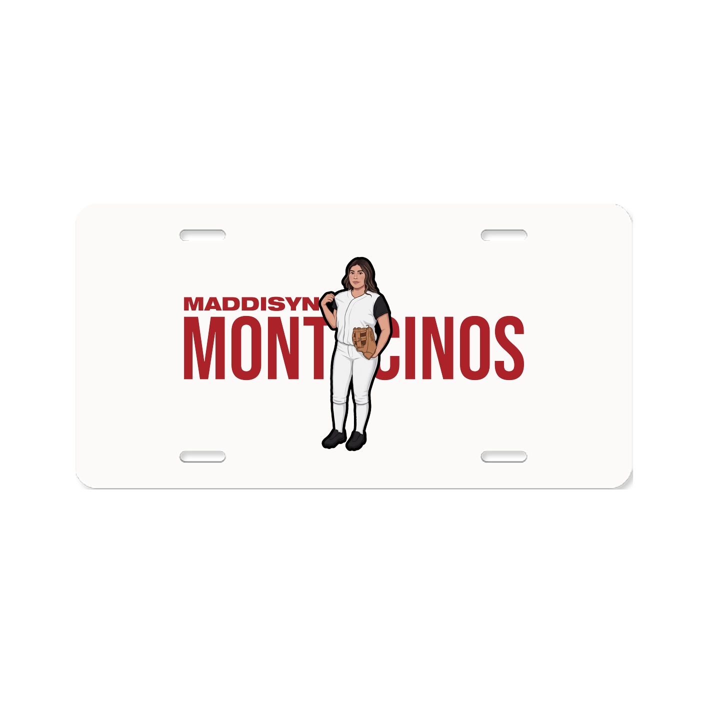License Plate — Player Name in Classic