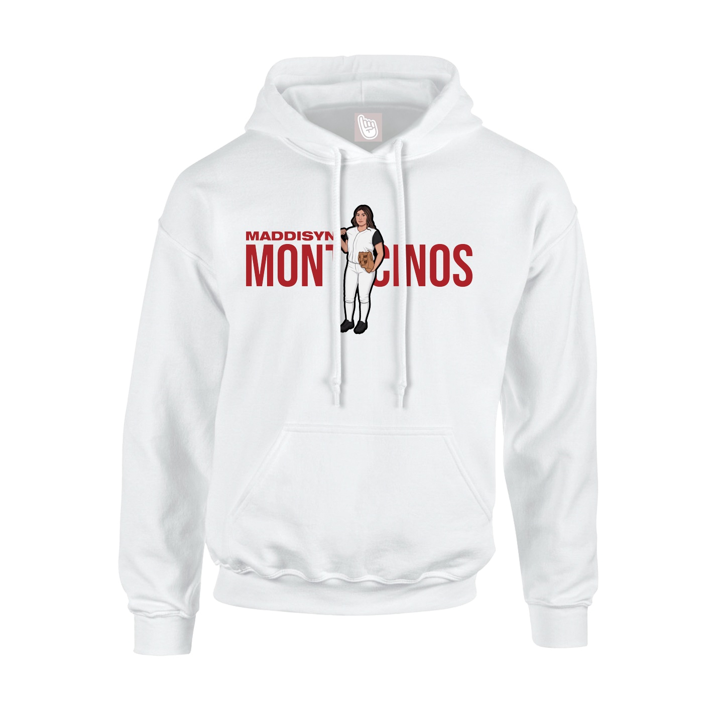 Hoodie — Player Name in White