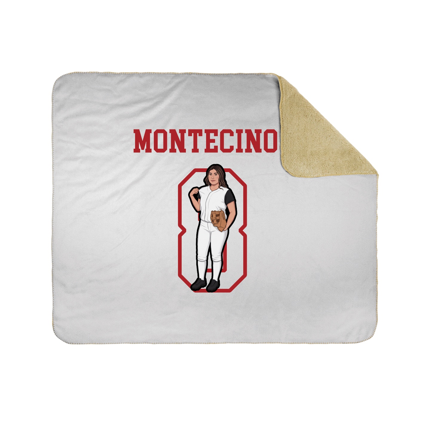 Throw Blanket — Shirsey in White