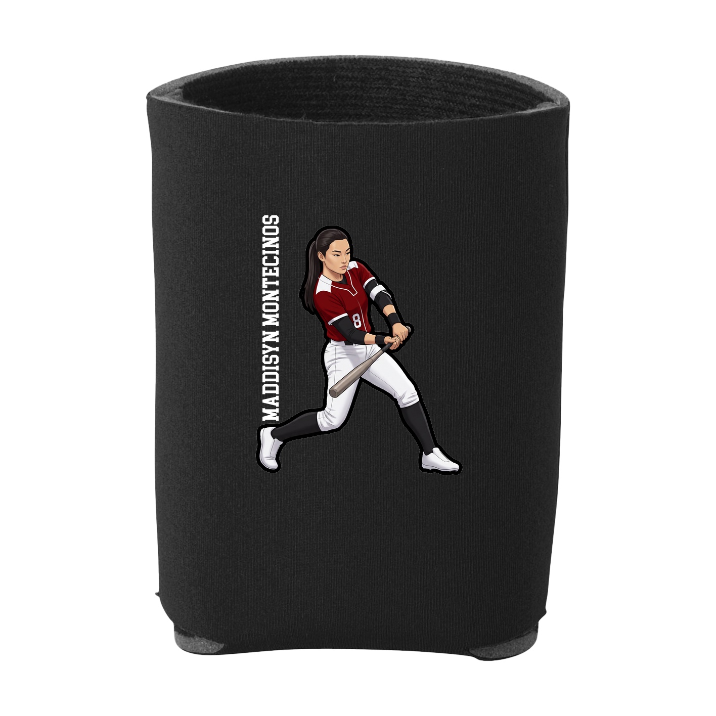 Can Holder — Name Vertical in Black