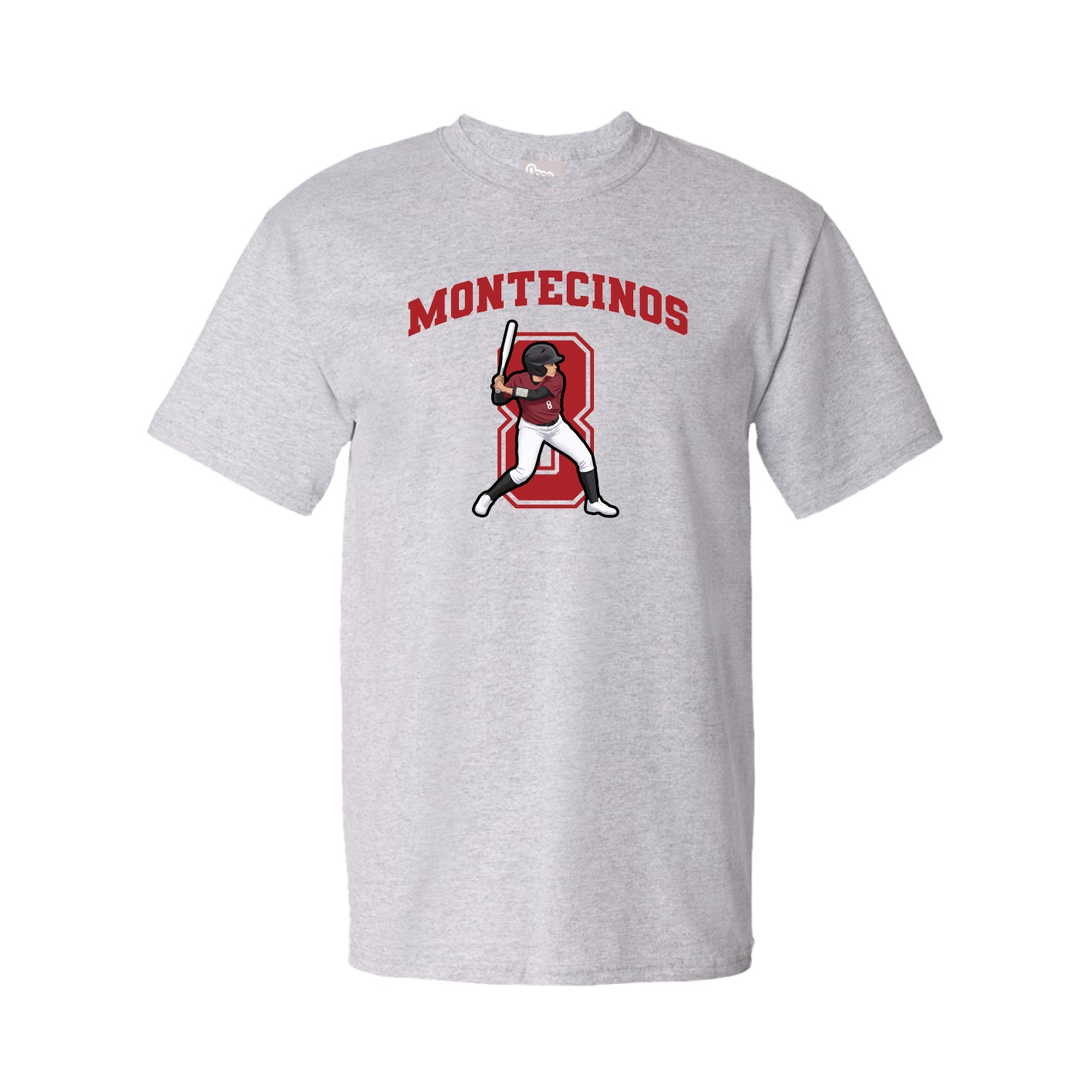 Youth Tee — Number in Grey