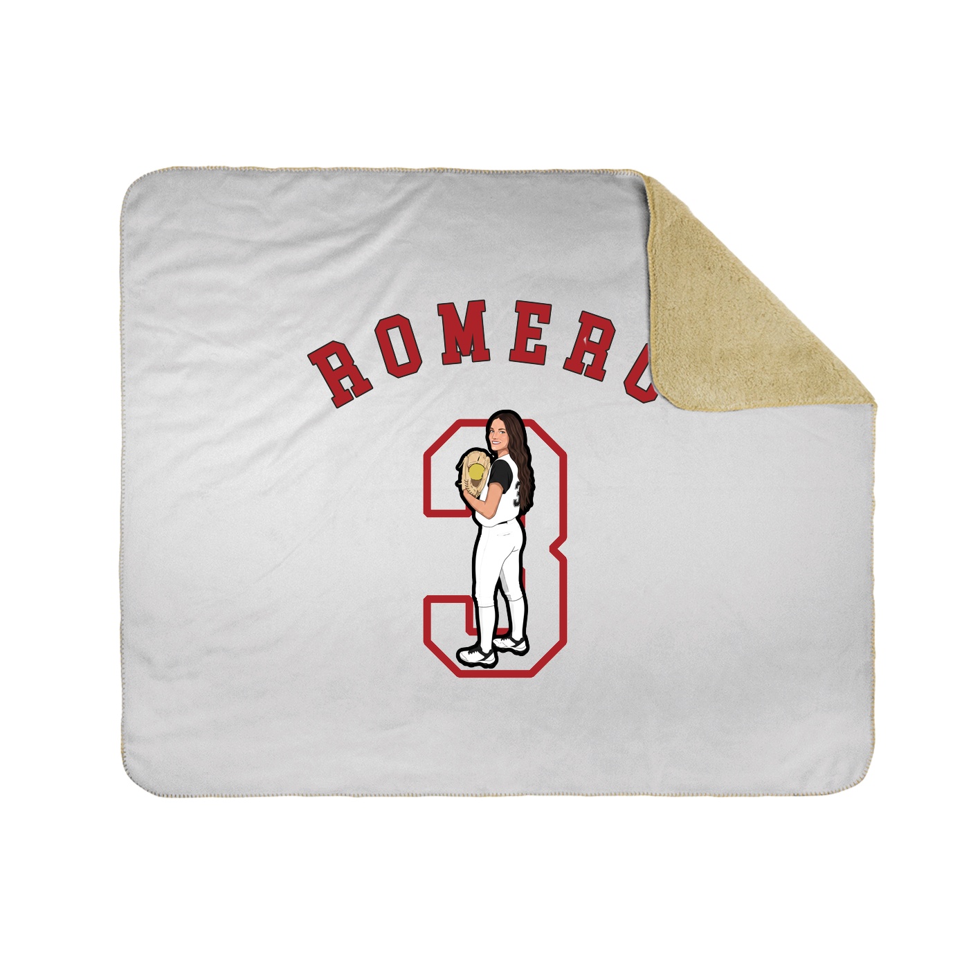 Throw Blanket — Shirsey Arch in White