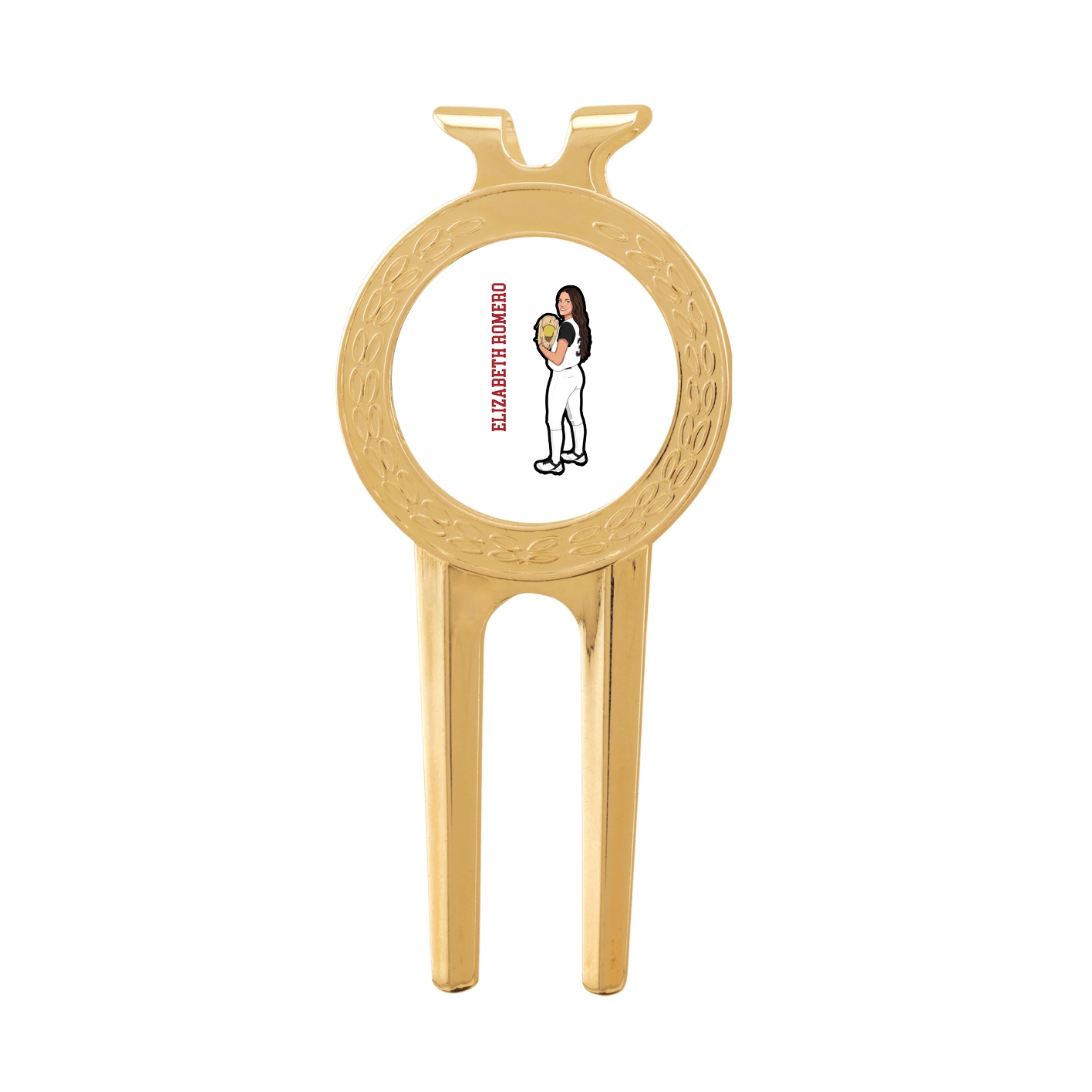 Divot Tool with Ball Marker — Name Vertical in Classic